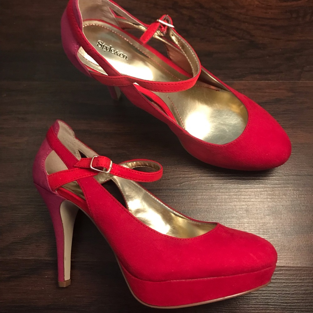 Styles & CO Mary Jane strapped Heels